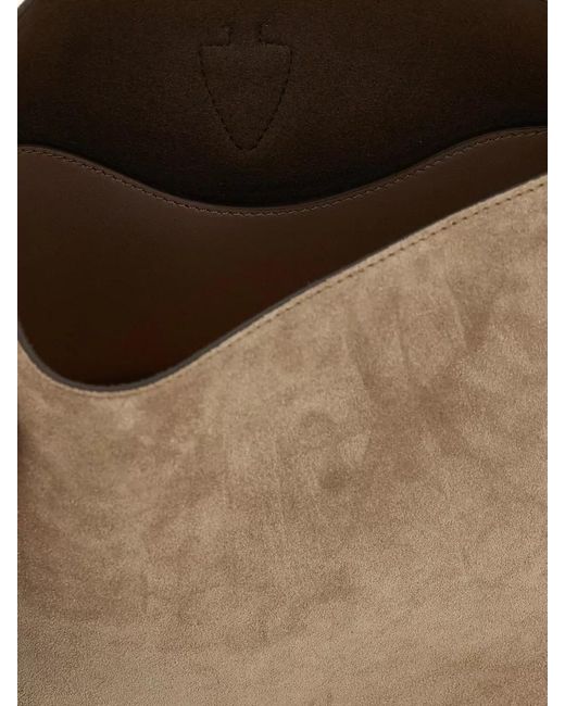 Tod's Natural T Timeless Mini Leather Bucket Bag
