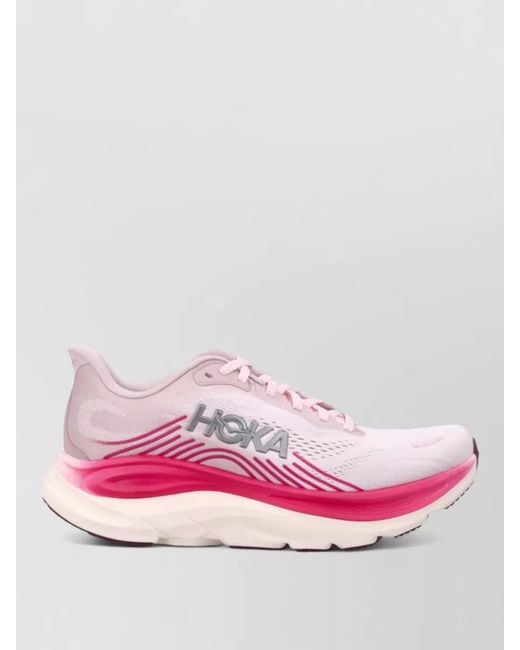 Hoka One One Pink Clifton 11 Low-Top Sneakers