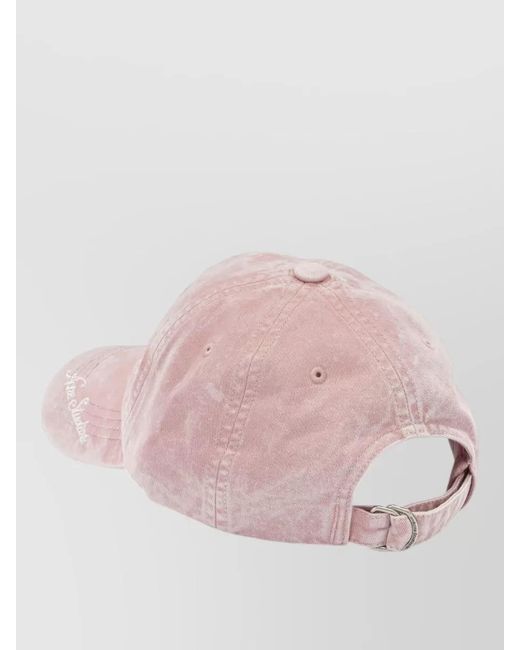 Acne Pink Baseball Hats Adjustable Strap Curved Brim for men