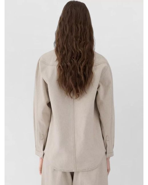 Jacquemus White Amelo De Nimes Long Sleeve Jacket