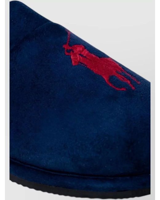 Ralph Lauren Blue Polyester Slippers for men