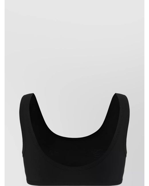 Jil Sander Black Bikini Top