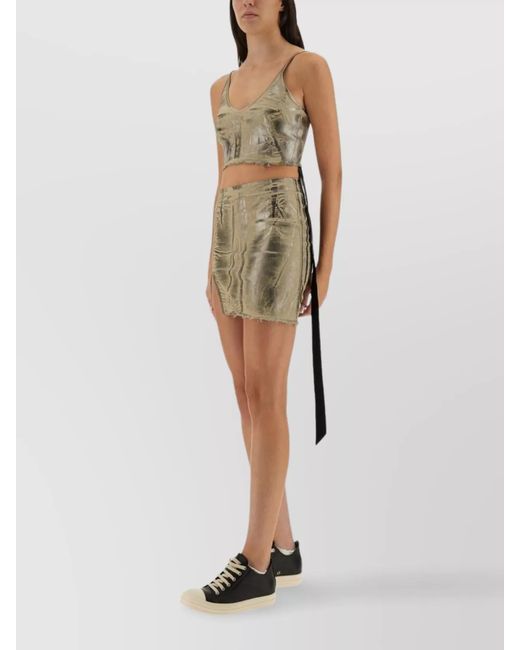 Rick Owens Green Minimal Tank Top