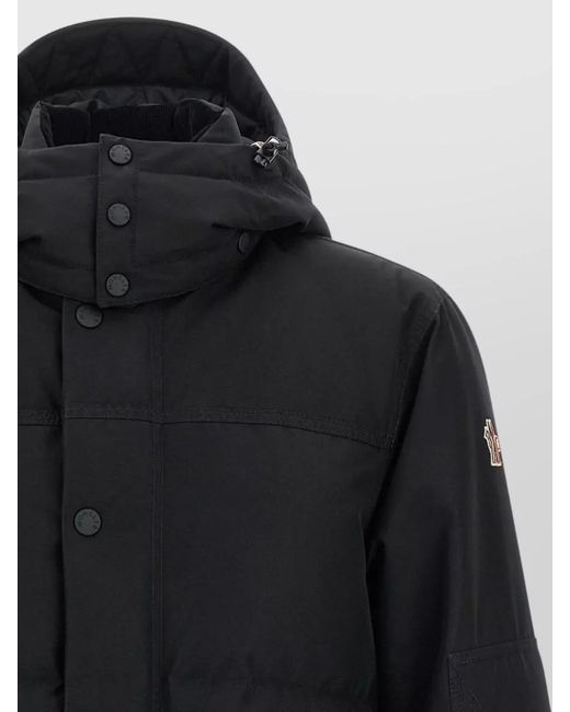 Moncler Black Down Quilted Puffer Jacket for men