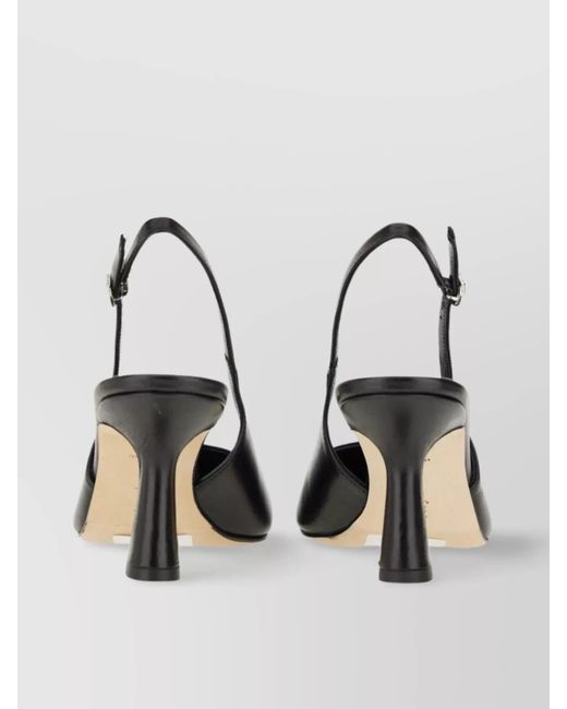 Aeyde Multicolor Slingback Sandals "Fernanda" Buckle Detail