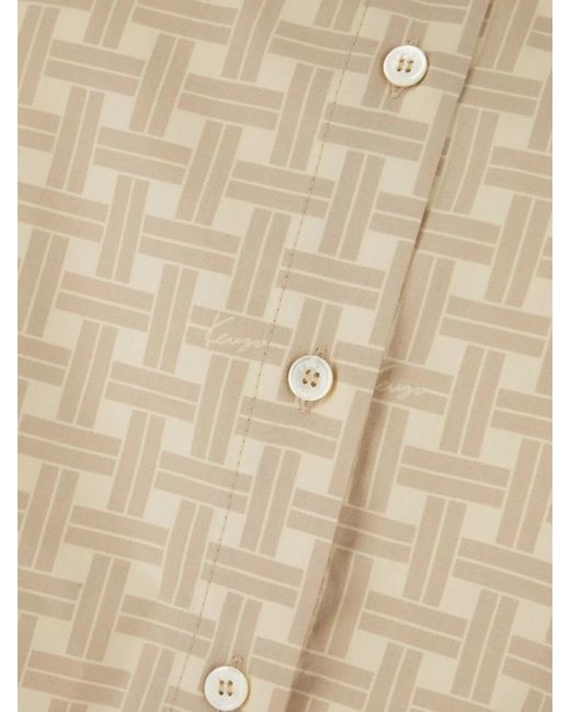 KENZO Natural Printed Shirt