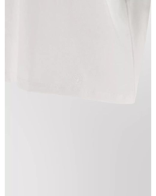 Loulou de Saison White Cotton Relaxed-Fit T-Shirt