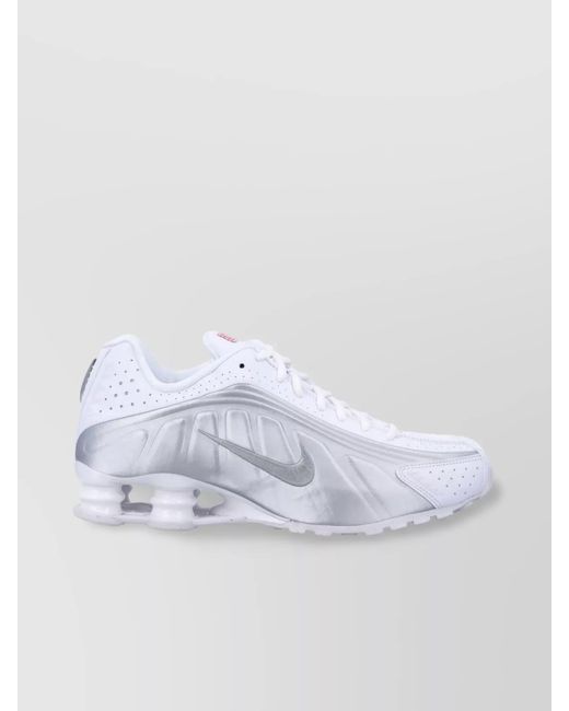 Nike White Synthetic Low-Top Sneakers