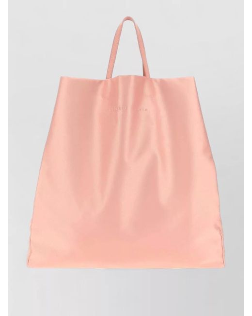 Carven Pink Jeanne Fabric Shopper Tote Bag