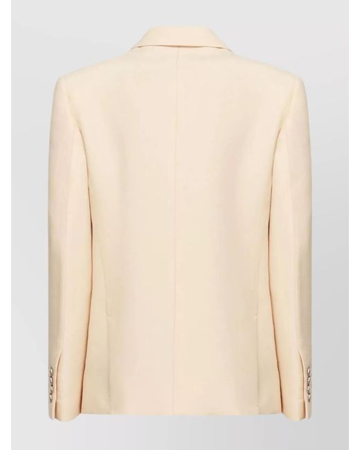 Valentino Garavani Natural Silk Blend Blazer
