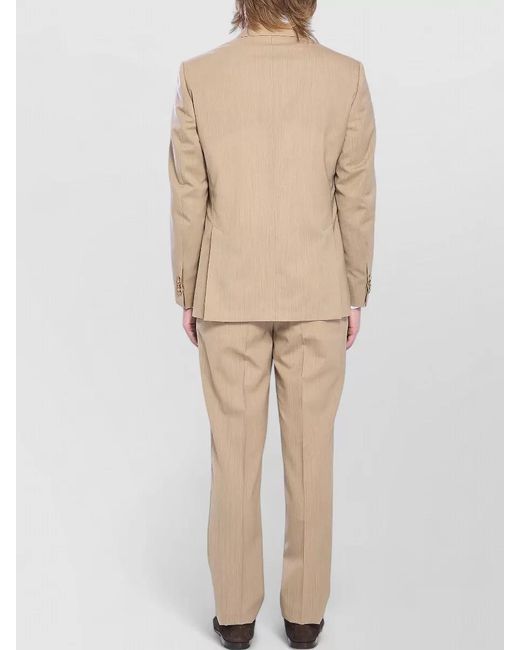 Lardini Natural Virgin Wool Single Breasted Suit for men