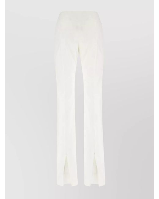 Sportmax White Tailored Trousers