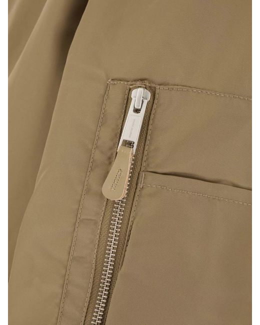 Entire studios Natural Nylon Padded Bomber Jacket for men