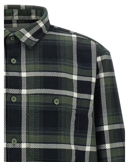Carhartt Black Button-Down Shirt With Long Sleeves And Pockets for men