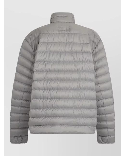 Canada Goose Gray Quilted High Collar Padded Jacket for men