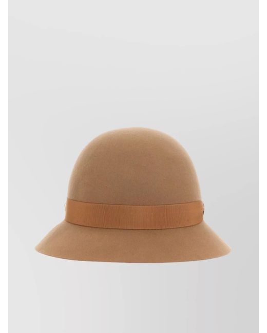 Helen Kaminski Natural Wool Fedora Hat