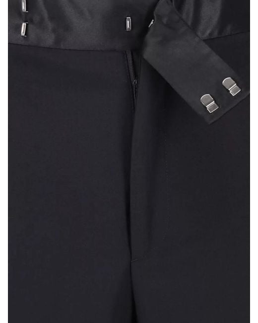 Giorgio Armani Blue Tailored Suit High Waist Pleated Trousers for men