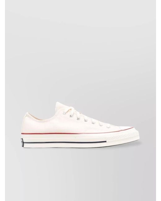 Converse White Canvas Low-Top Chuck 70 Sneakers for men