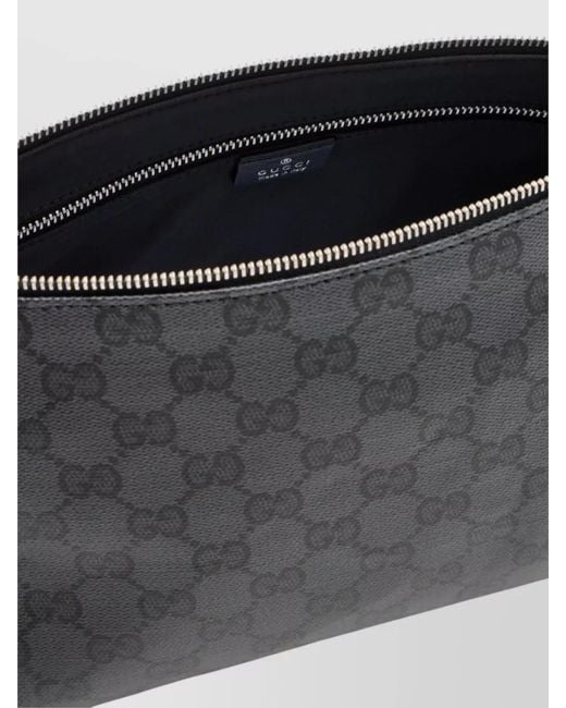 Gucci Black Leather Pouch for men