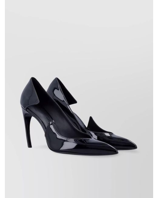 The Attico Blue Leather Pumps