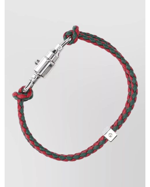 Gucci Natural Braided Two Tone Bracelet Design Collection
