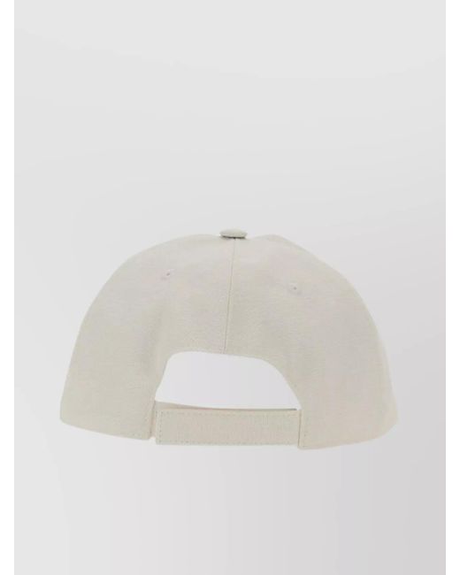 Stella McCartney White Logo Baseball Cap