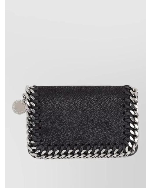 Stella McCartney Gray Falabella Card Holder