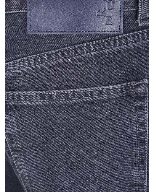 Haikure Blue Denim Straight-Leg Jeans