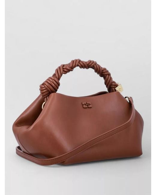 Ganni Brown Bou Small Shoulder Bag