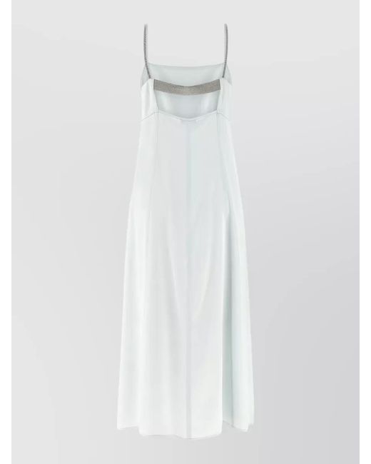 Peserico White Midi Dress
