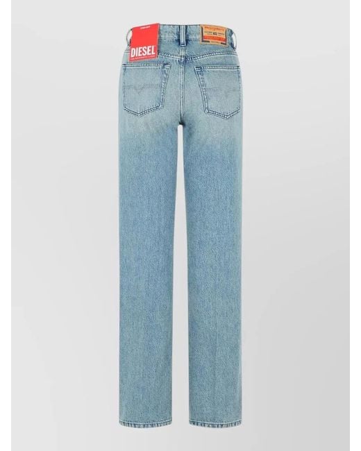 DIESEL Blue 1971 D Sent Cotton Five Pocket Jeans