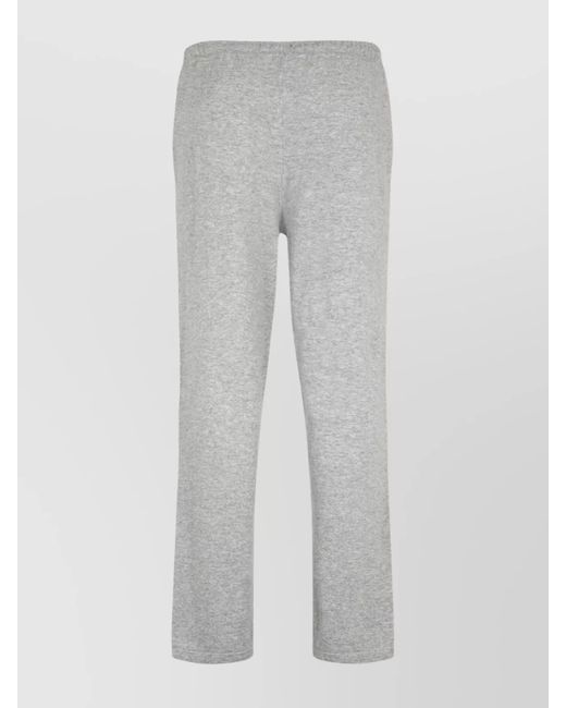 LeKasha Gray Cashmere Track Pants for men