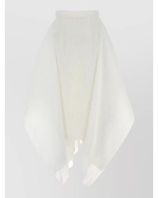 J.W. Anderson White Asymmetric Skirt