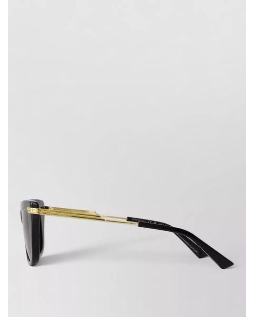 Bottega Veneta Gray Acetate Sunglasses Detail Lenses