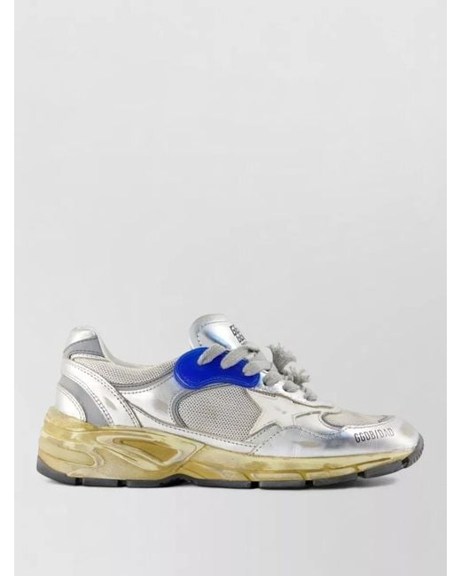 Golden Goose Deluxe Brand Blue Running Dad Sneakers Deluxe Leather