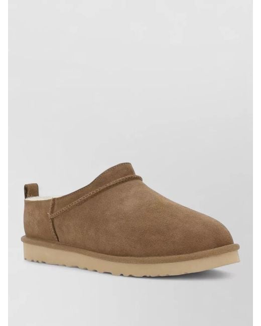 Ugg Brown Leather Slippers for men