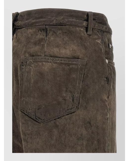 Rick Owens Gray Bolan Bootcut Denim Jeans Five Pocket for men