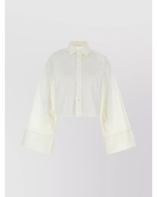 MM6 by Maison Margiela White Cotton Shirt