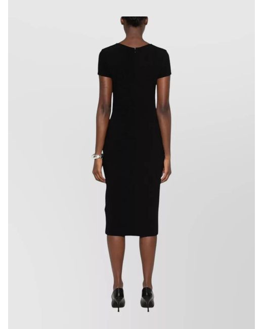 Emporio Armani Black Midi Dress
