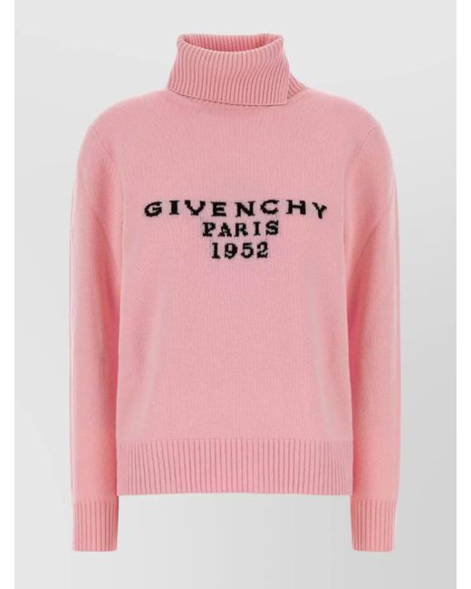 Givenchy Pink Soft Wool Blend Knit Sweater