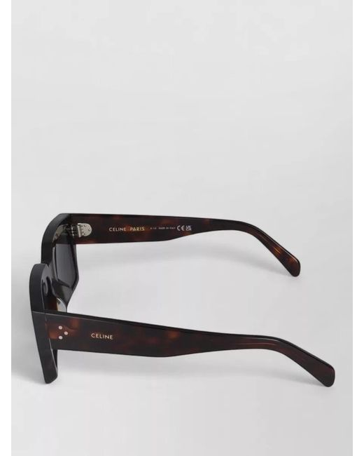 Céline Black Sunglasses Cl40280U Rectangular Thick Arms