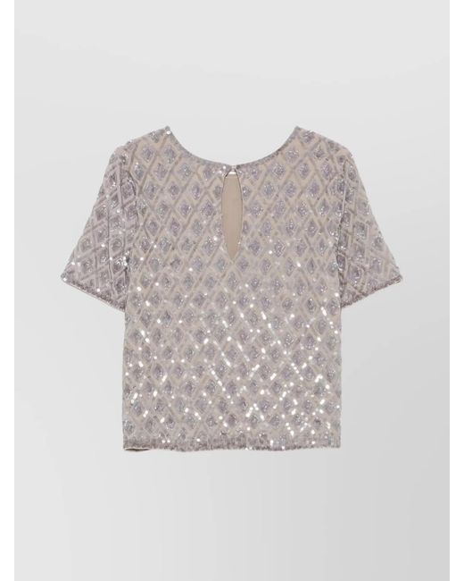 P.A.R.O.S.H. Gray Blouse
