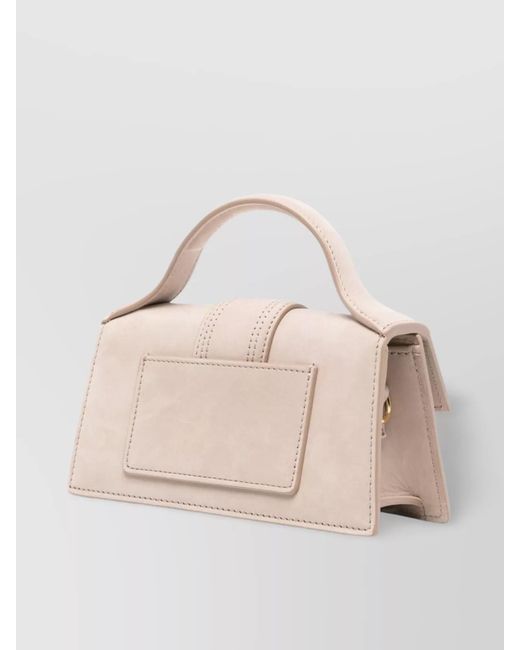Jacquemus Natural Le Bambino Leather Shoulder Bag