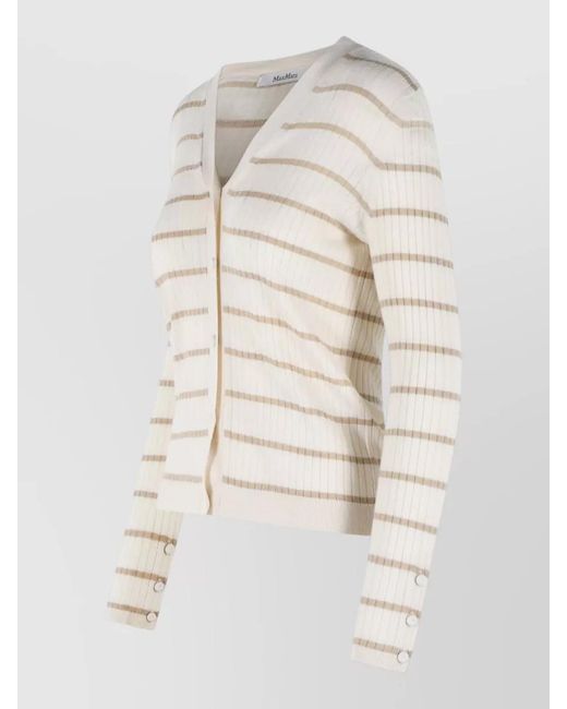 Max Mara Natural Cashmere Silk Cardigan