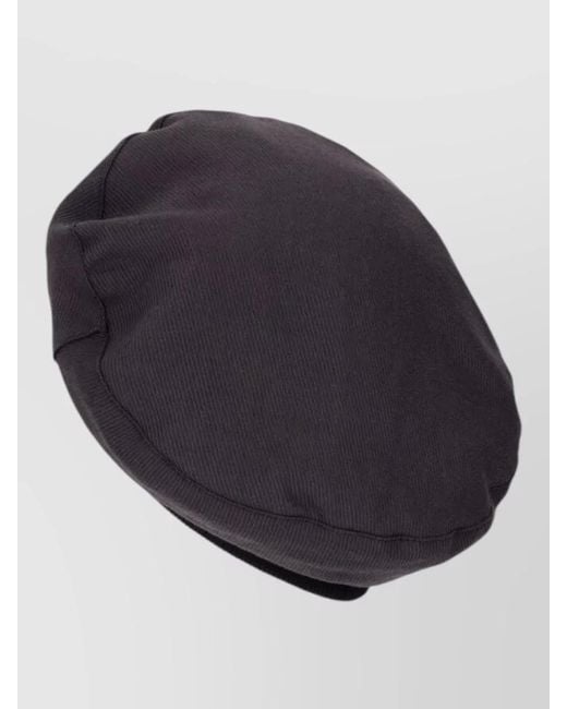 Paul Smith Blue Beret Hat Ribbed Trim Slouchy for men