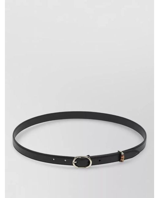 Gucci Gray Adjustable Belt Smooth Finish Design