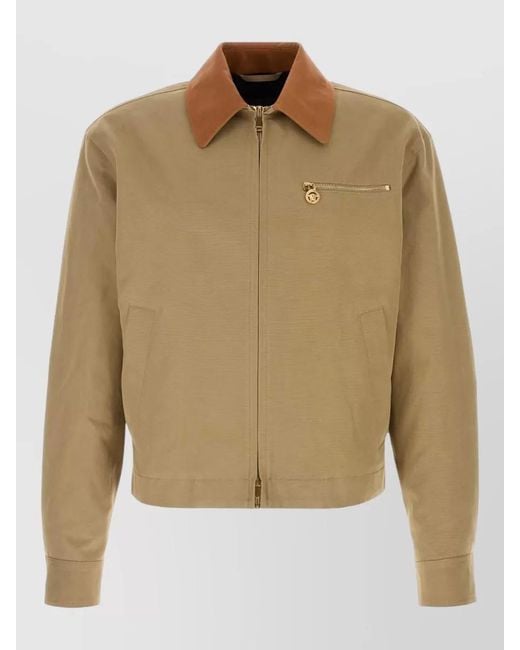 Versace Brown Light Jackets for men
