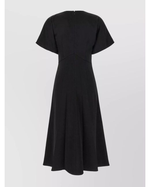 Michael Kors Black Dress Triacetate Blend Peculiar Sleeves