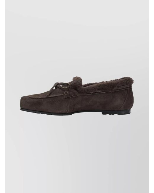 Aeyde Brown Leather Loafers