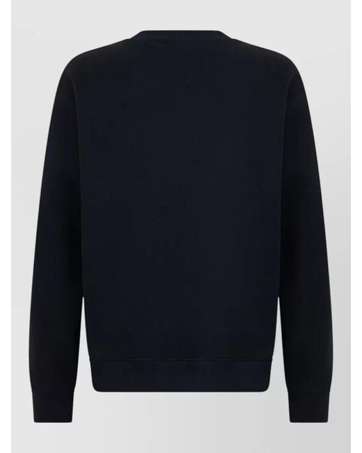 New Balance Blue Round Neck Sweatshirt Long Sleeve Regular Fit for men